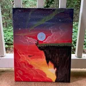 Fishing In the Sky Wall Art